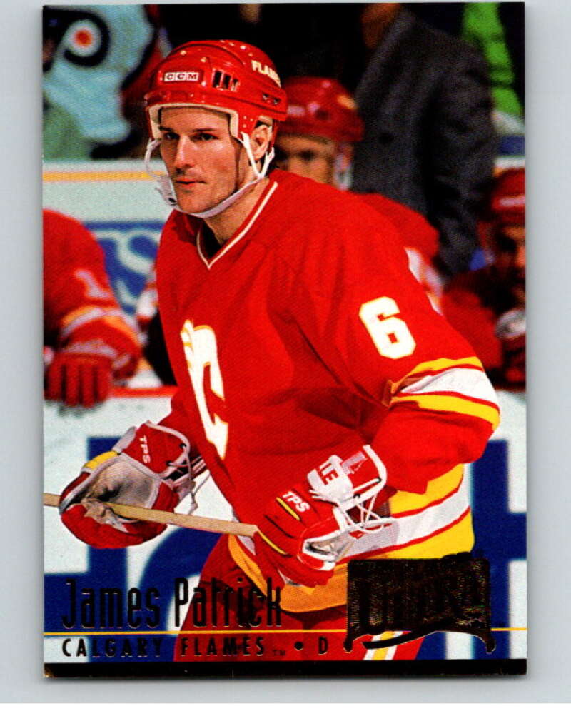1994-95 Fleer Ultra #33 James Patrick Calgary Flames V90178 Image 1