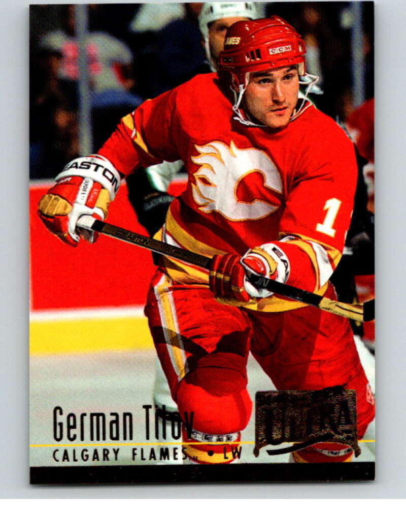 1994-95 Fleer Ultra #36 German Titov Calgary Flames V90181 Image 1