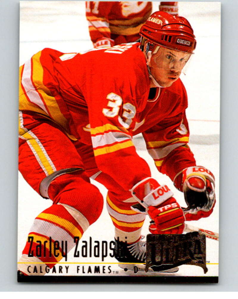 1994-95 Fleer Ultra #38 Zarley Zalapski Calgary Flames V90183 Image 1