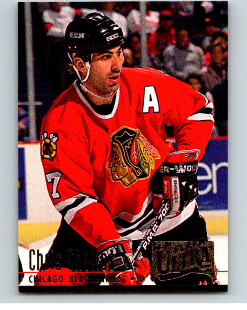 1994-95 Fleer Ultra #40 Chris Chelios Chicago Blackhawks V90185 Image 1