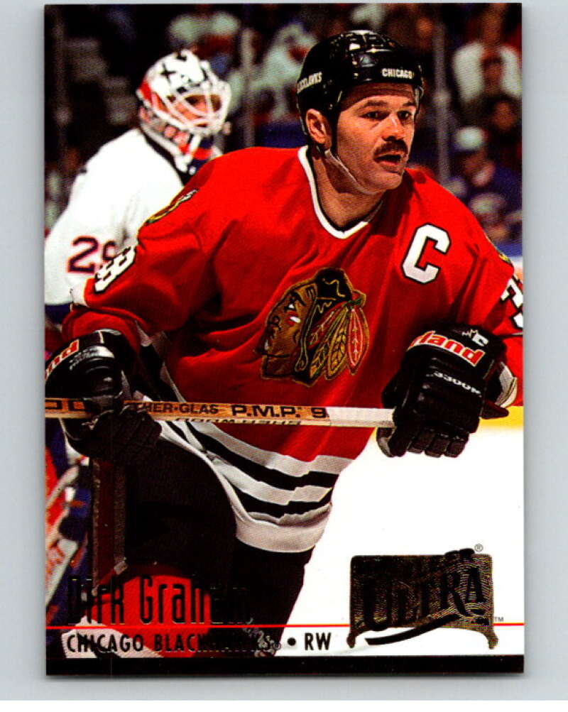 1994-95 Fleer Ultra #41 Dirk Graham Chicago Blackhawks V90186 Image 1