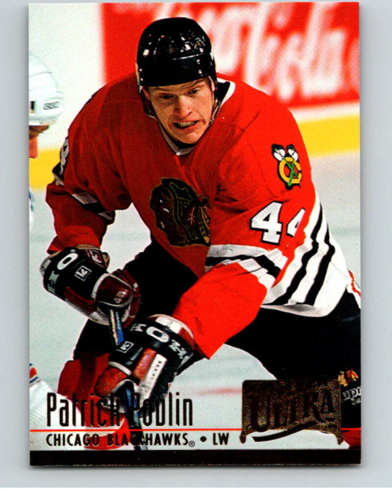 1994-95 Fleer Ultra #43 Patrick Poulin Chicago Blackhawks V90188 Image 1