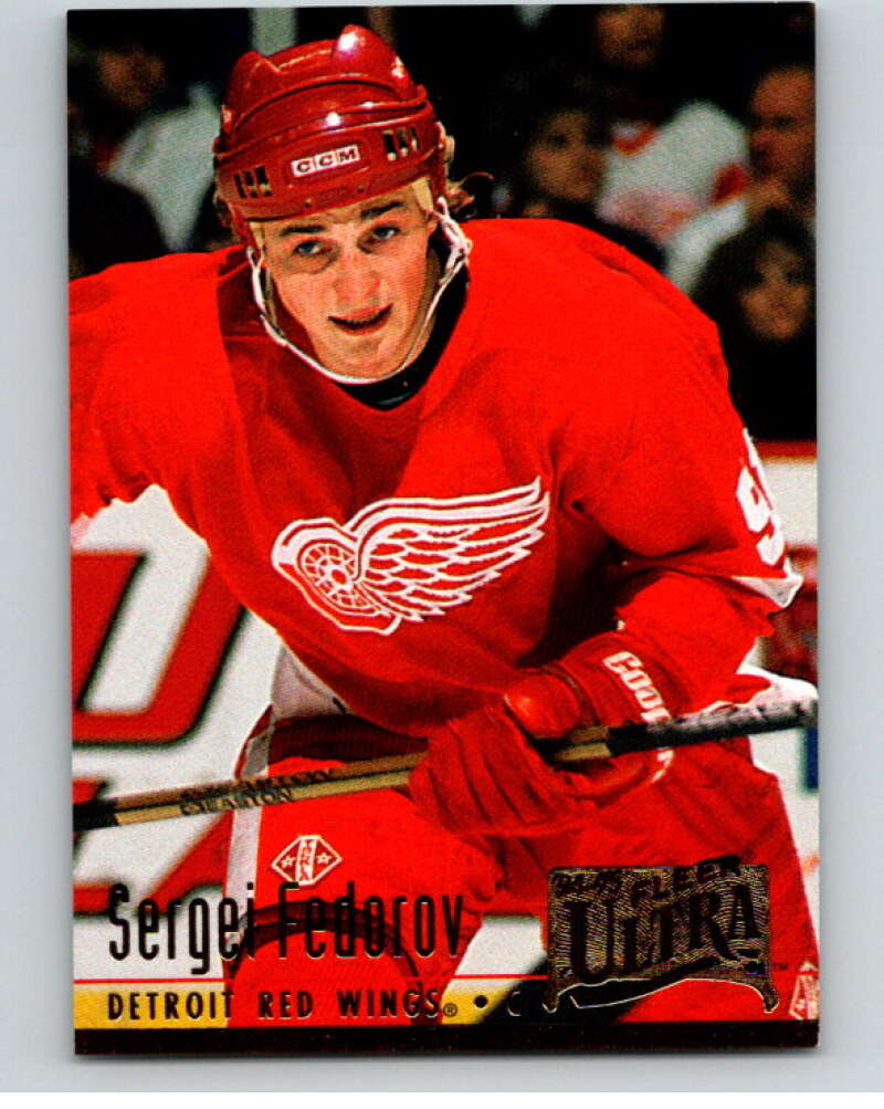 1994-95 Fleer Ultra #60 Sergei Fedorov Detroit Red Wings V90205 Image 1