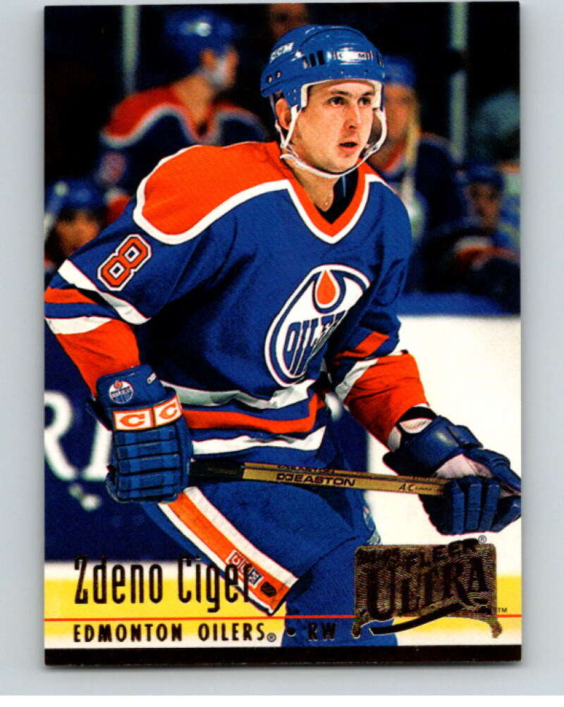 1994-95 Fleer Ultra #71 Zdeno Ciger Edmonton Oilers V90216 Image 1