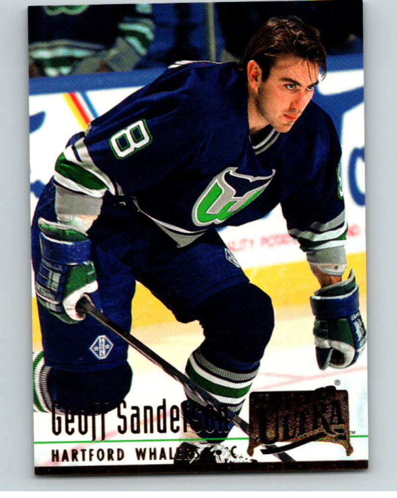 1994-95 Fleer Ultra #93 Geoff Sanderson Hartford Whalers V90238 Image 1