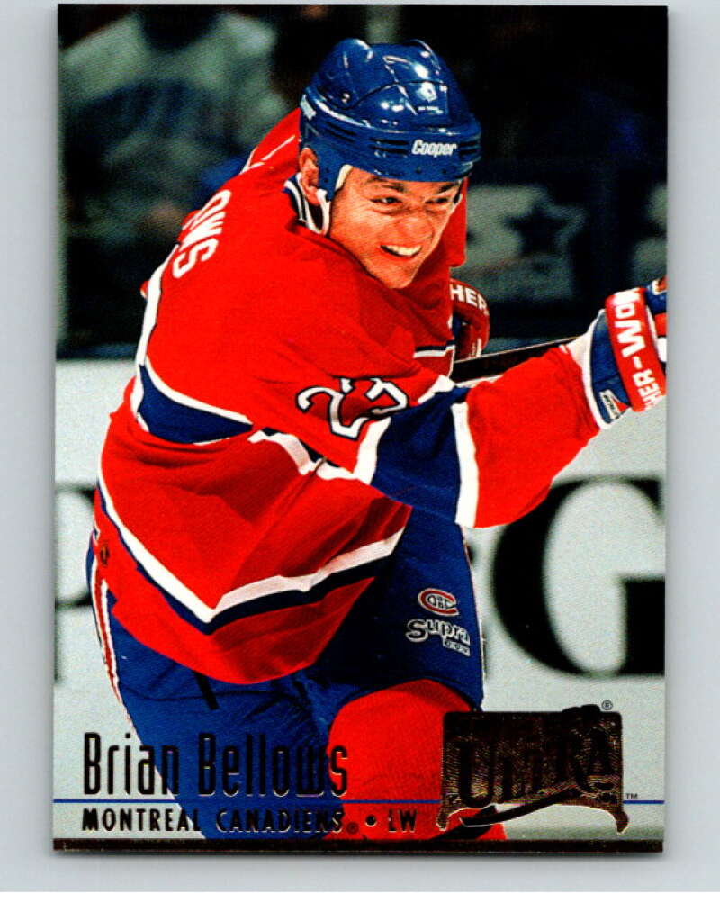 1994-95 Fleer Ultra #105 Brian Bellows Montreal Canadiens V90250 Image 1