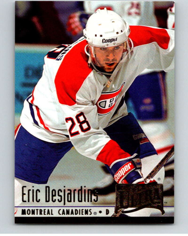 1994-95 Fleer Ultra #108 Eric Desjardins Montreal Canadiens V90253 Image 1