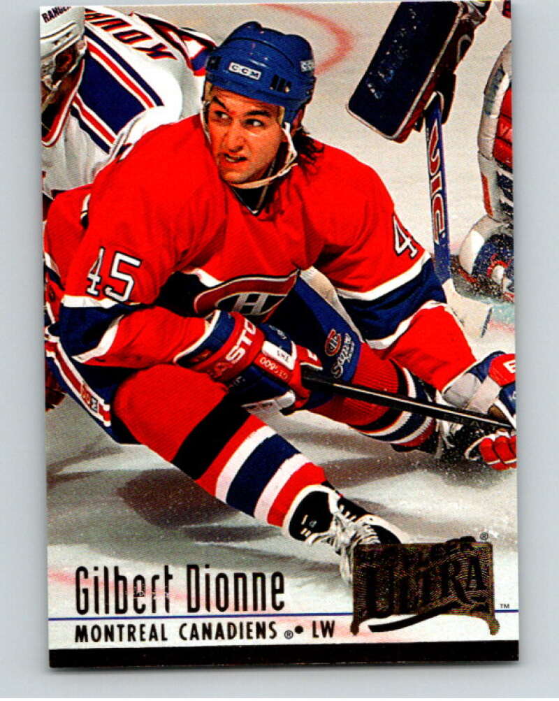 1994-95 Fleer Ultra #109 Gilbert Dionne Montreal Canadiens V90254 Image 1