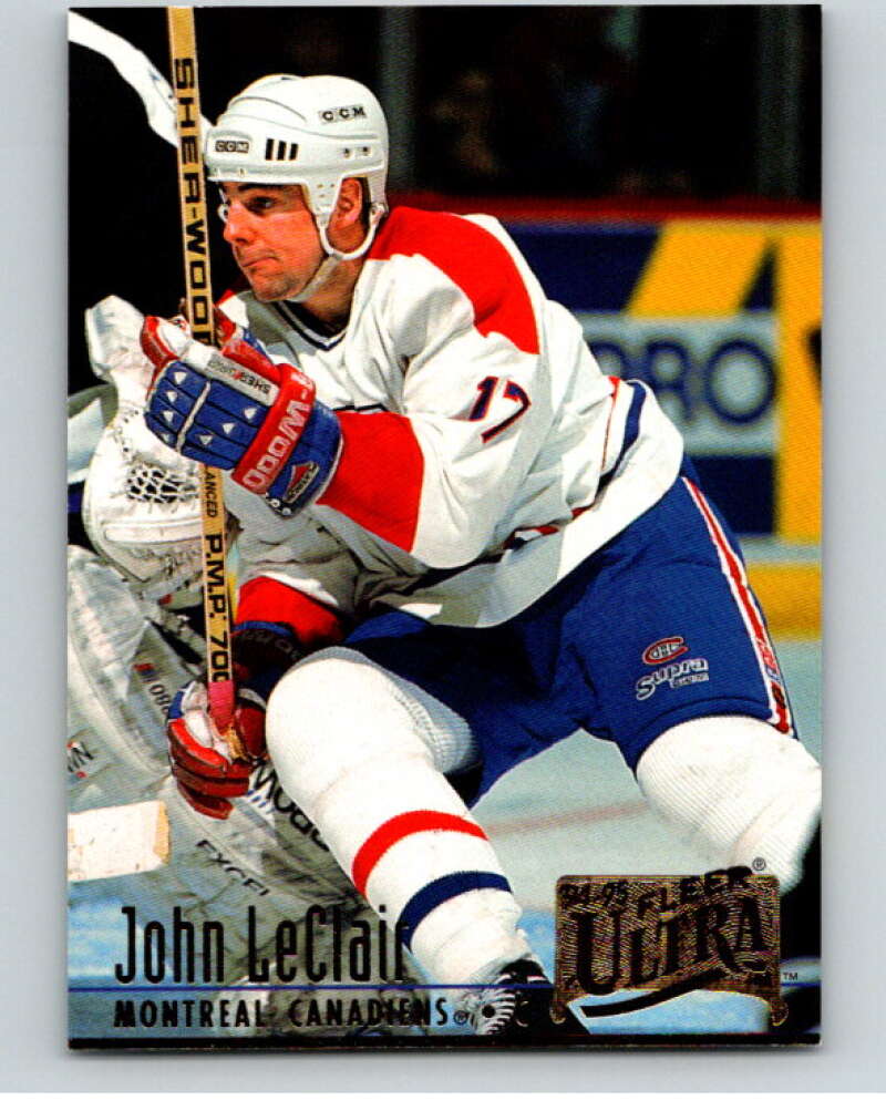 1994-95 Fleer Ultra #111 John LeClair Montreal Canadiens V90256 Image 1