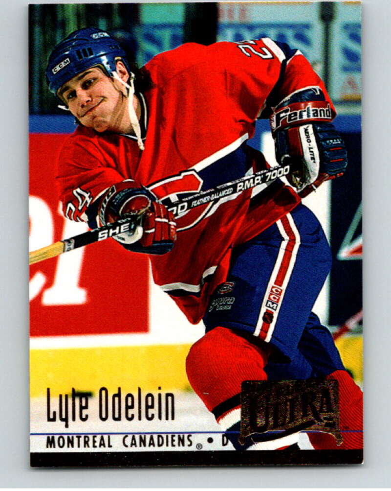 1994-95 Fleer Ultra #112 Lyle Odelein Montreal Canadiens V90257 Image 1
