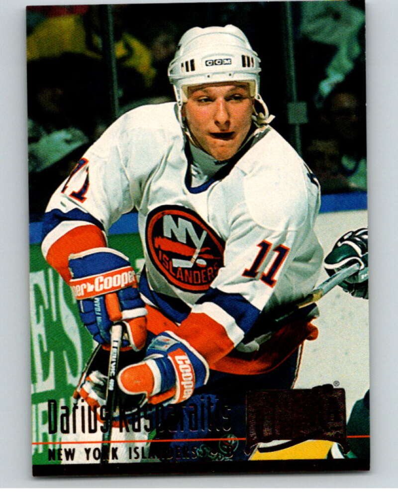 1994-95 Fleer Ultra #129 Darius Kasparaitis New York Islanders V90274 Image 1