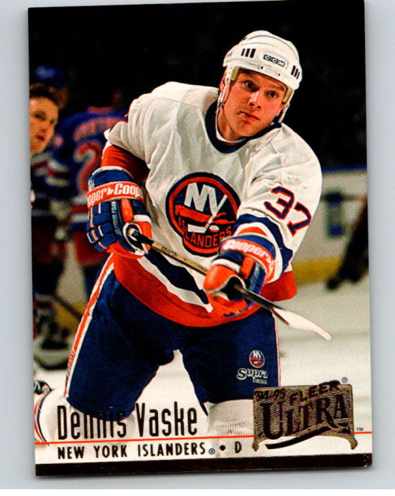 1994-95 Fleer Ultra #134 Dennis Vaske New York Islanders V90279 Image 1