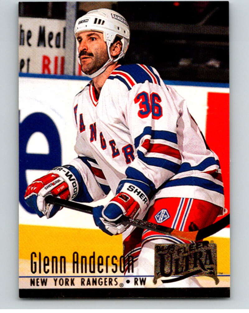 1994-95 Fleer Ultra #135 Glenn Anderson New York Rangers V90280 Image 1