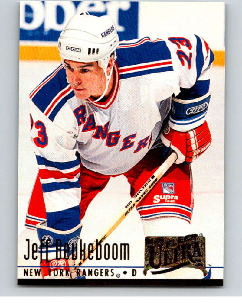1994-95 Fleer Ultra #136 Jeff Beukeboom New York Rangers V90281 Image 1