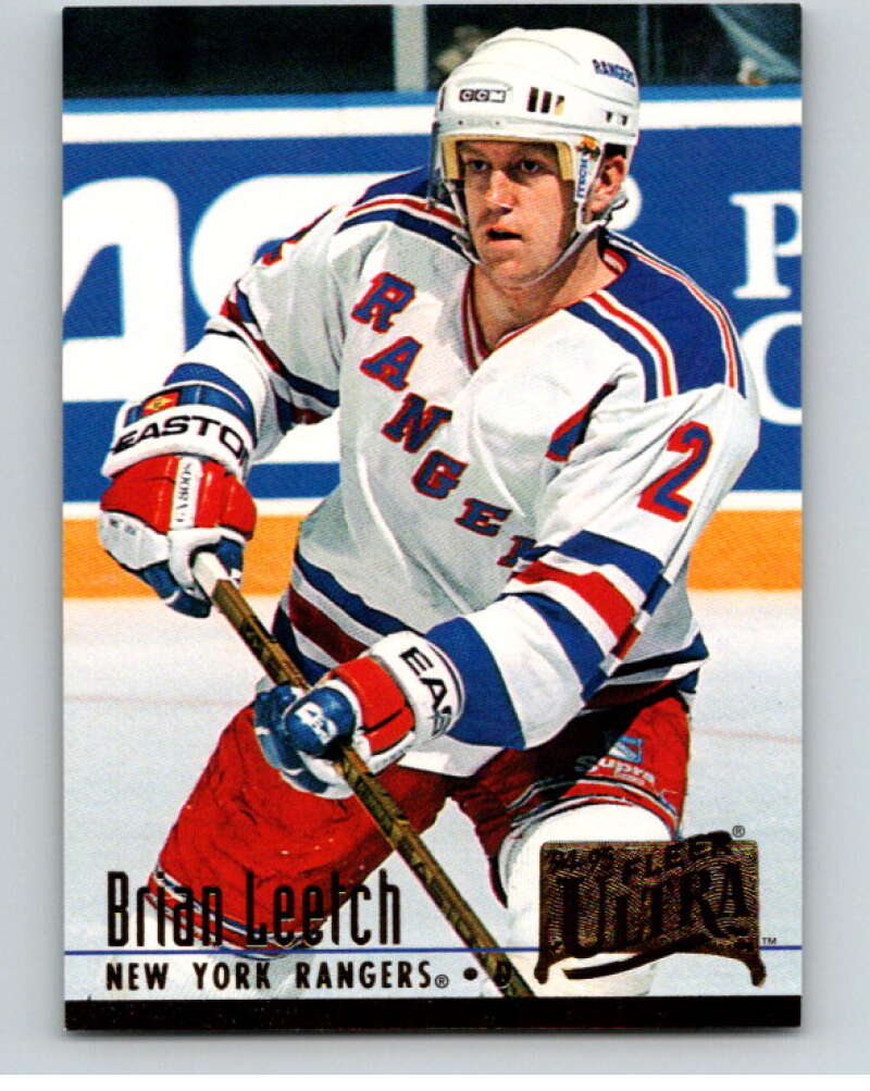 1994-95 Fleer Ultra #139 Brian Leetch New York Rangers V90284 Image 1