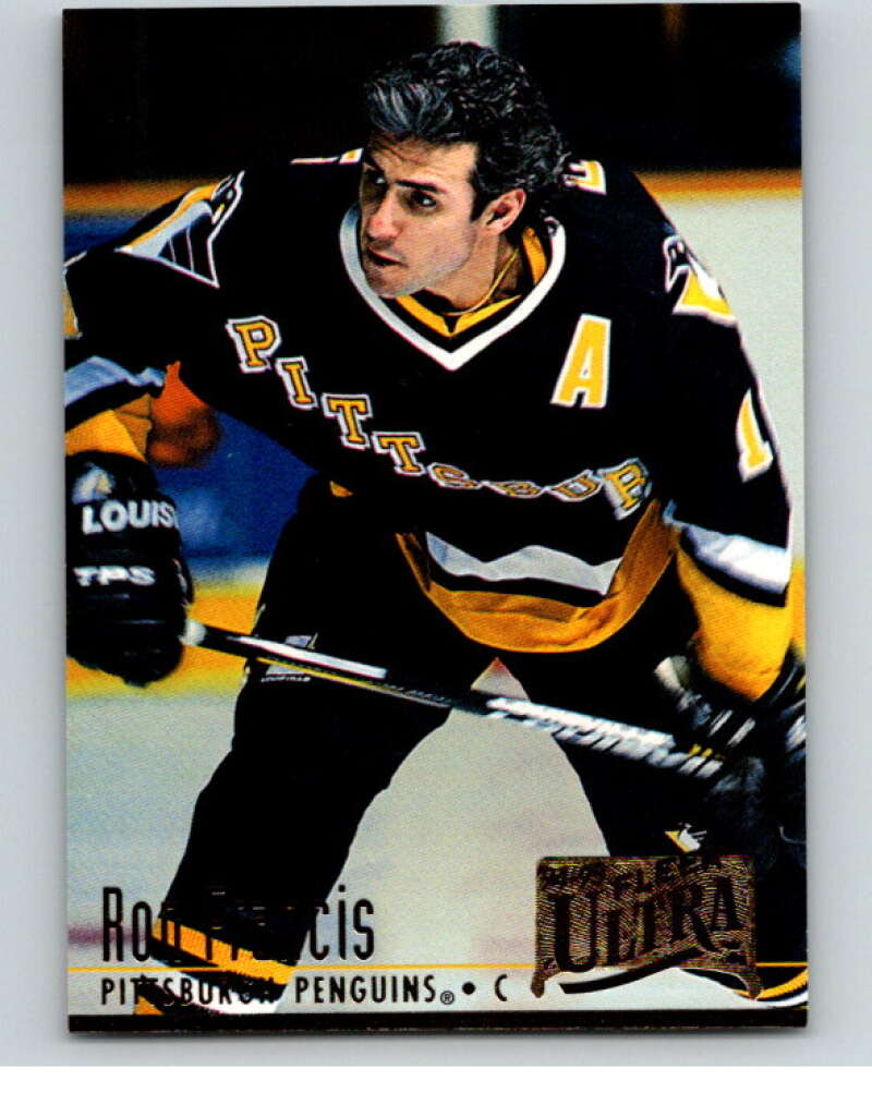 163 Ron Francis - Pittsburgh Penguins - 1994-95 Ultra Hockey – Isolated  Cards