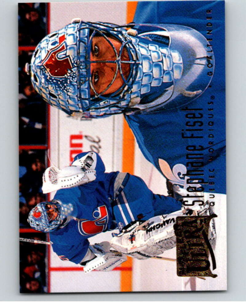 1994-95 Fleer Ultra #173 Stephane Fiset Quebec Nordiques V90318 Image 1