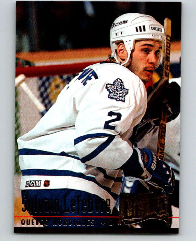 1994-95 Fleer Ultra #176 Sylvain Lefebvre Quebec Nordiques V90321 Image 1