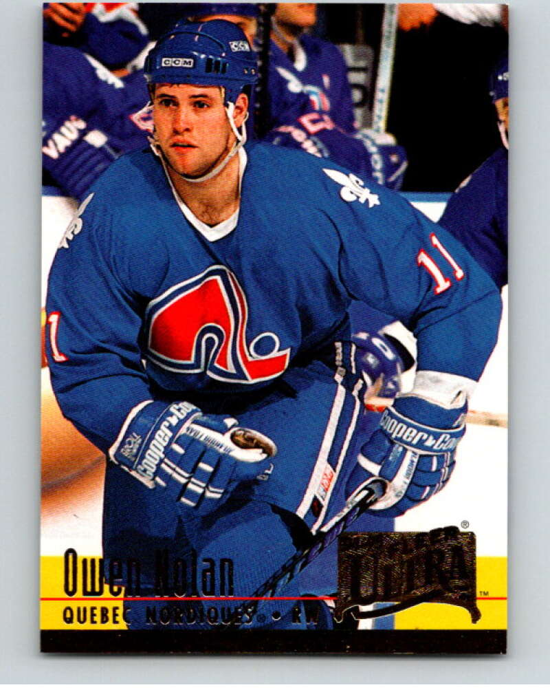 1994-95 Fleer Ultra #177 Owen Nolan Quebec Nordiques V90322 Image 1