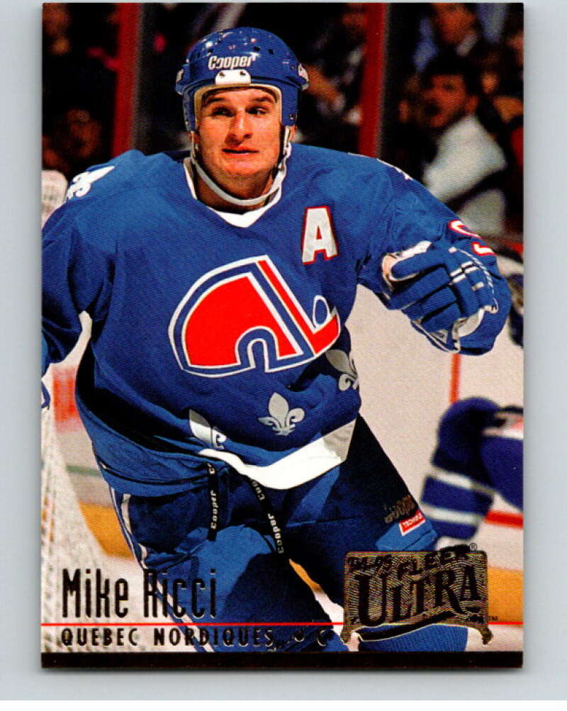 1994-95 Fleer Ultra #178 Mike Ricci Quebec Nordiques V90323 Image 1