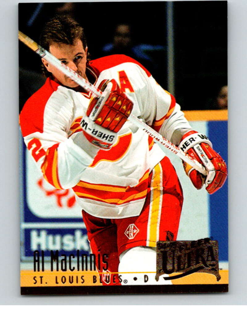 1994-95 Fleer Ultra #185 Al MacInnis St. Louis Blues V90330 Image 1