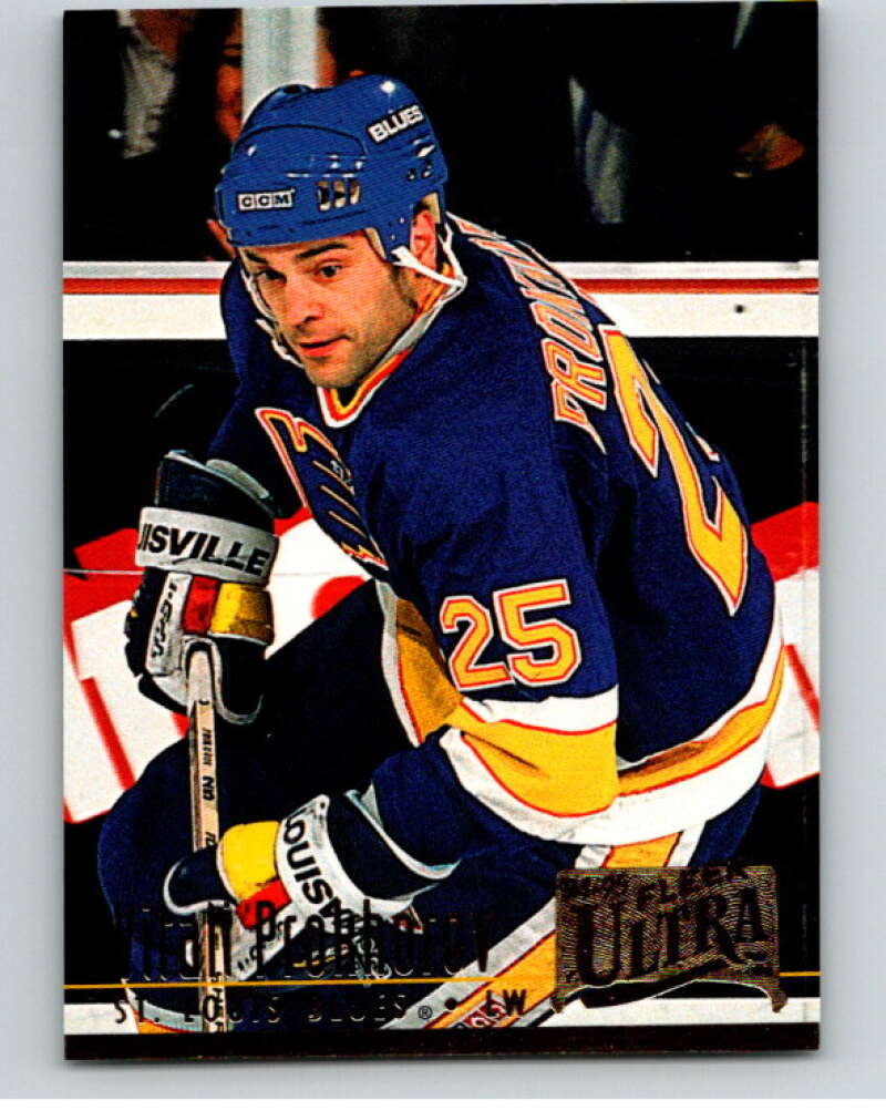 1994-95 Fleer Ultra #188 Vitali Prokhorov St. Louis Blues V90333 Image 1