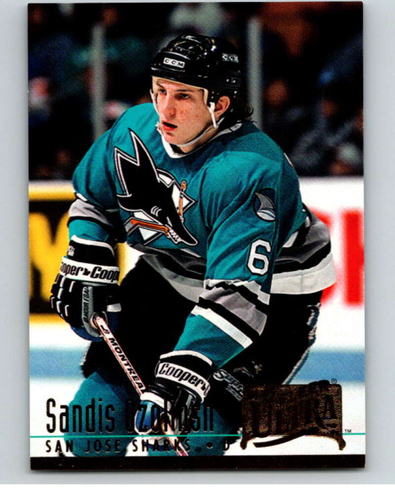 1994-95 Fleer Ultra #200 Sandis Ozolinsh San Jose Sharks V90345 Image 1