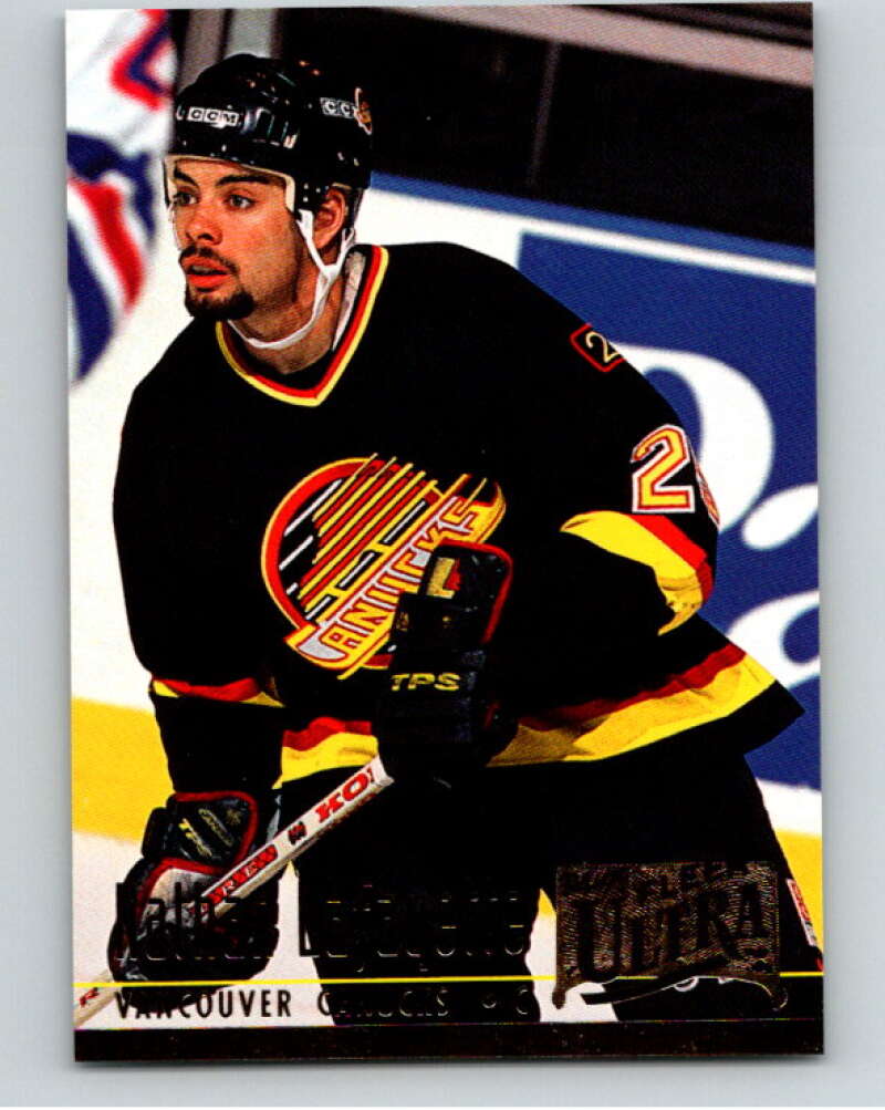 1994-95 Fleer Ultra #225 Nathan Lafayette Vancouver Canucks V90370 Image 1