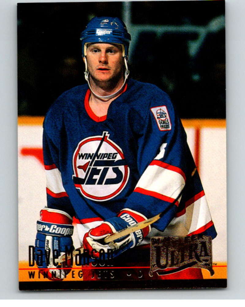 1994-95 Fleer Ultra #243 Dave Manson Winnipeg Jets V90388 Image 1