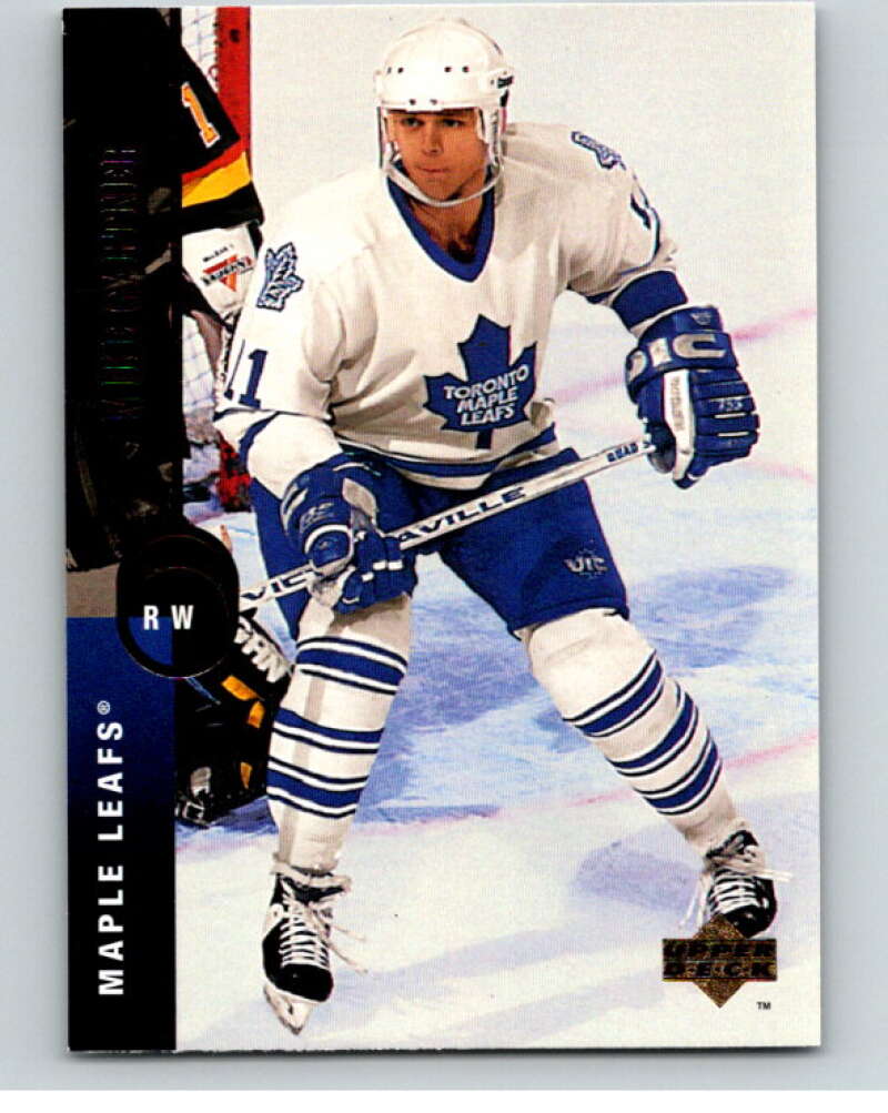 1994-95 Upper Deck #32 Mike Gartner Toronto Maple Leafs V90427 Image 1