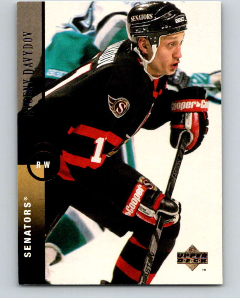 1994-95 Upper Deck #49 Evgeny Davydov Ottawa Senators V90444 Image 1