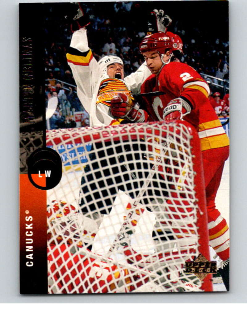 1994-95 Upper Deck #54 Martin Gelinas Vancouver Canucks V90449 Image 1