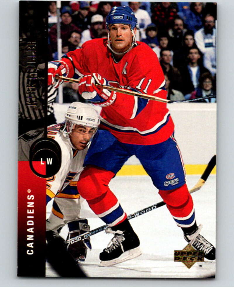 1994-95 Upper Deck #66 Kirk Muller Montreal Canadiens V90461 Image 1