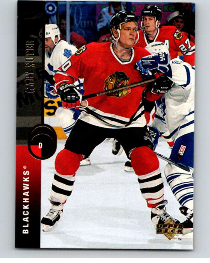 1994-95 Upper Deck #74 Gary Suter Chicago Blackhawks V90469 Image 1