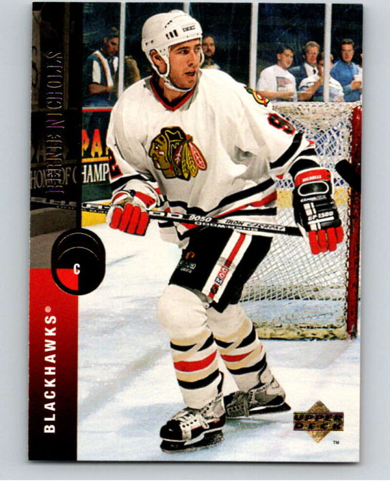 1994-95 Upper Deck #83 Bernie Nicholls Chicago Blackhawks V90478 Image 1
