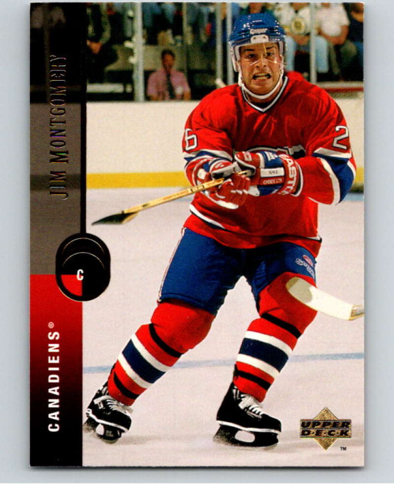 1994-95 Upper Deck #132 Jim Montgomery Montreal Canadiens V90527 Image 1