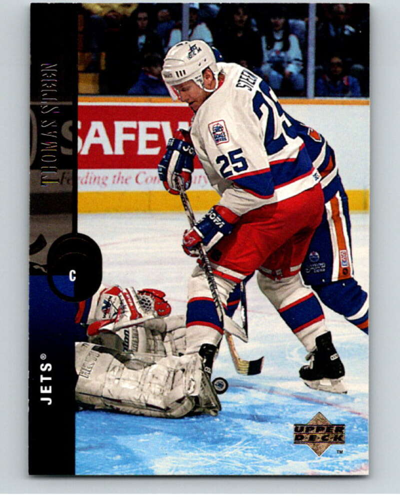 1994-95 Upper Deck #192 Thomas Steen Winnipeg Jets V90587 Image 1