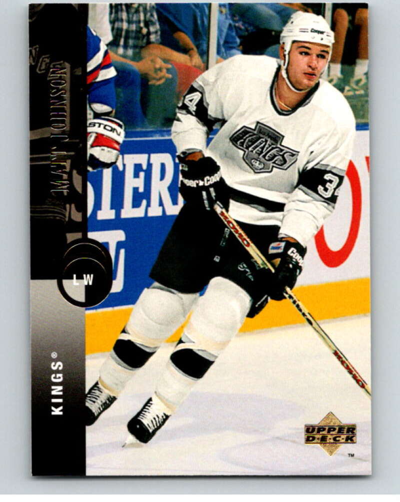 1994-95 Upper Deck #203 Matt Johnson RC Rookie Los Angeles Kings V90598 Image 1