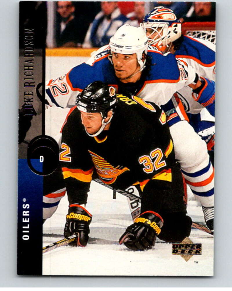 1994-95 Upper Deck #215 Luke Richardson Edmonton Oilers V90610 Image 1