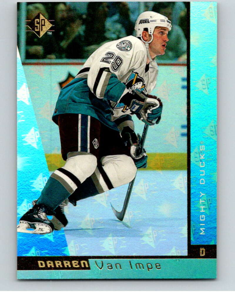 1996-97 SP Hockey #4 Darren Van Impe Anaheim Ducks V90945 Image 1