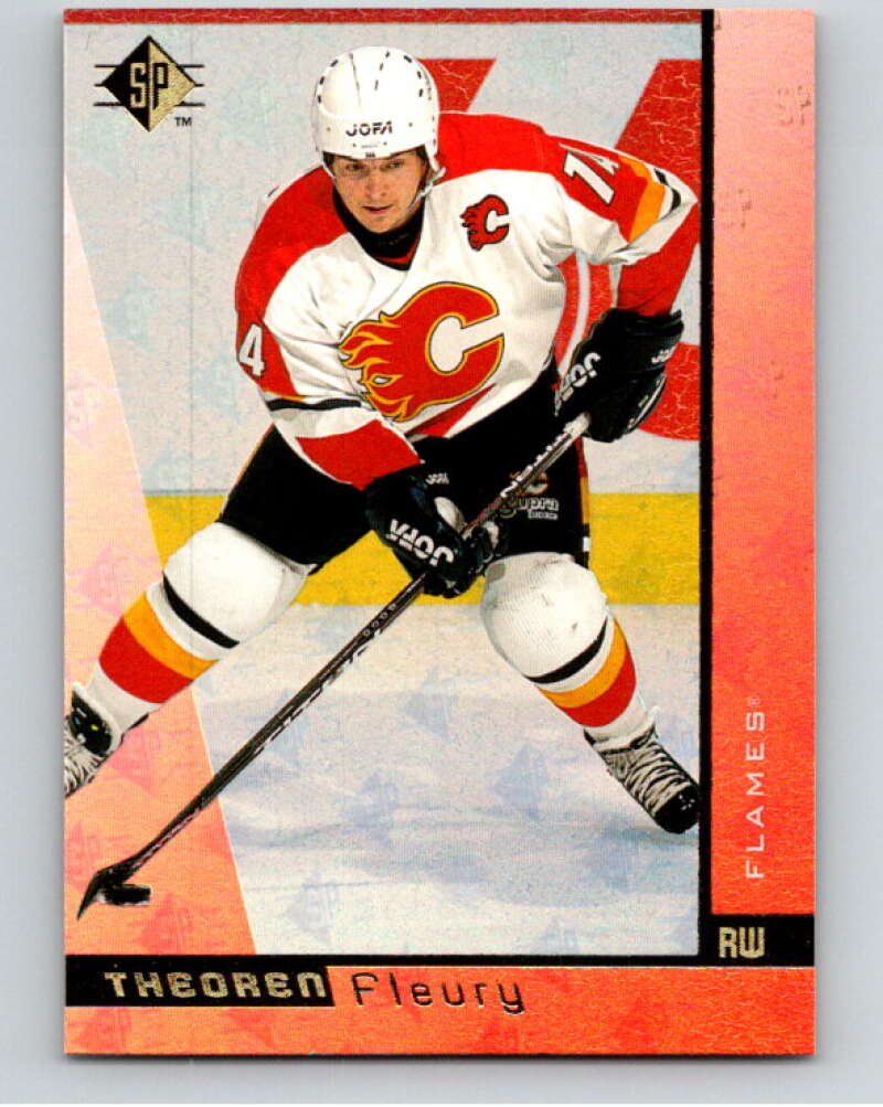 1996-97 SP Hockey #20 Theo Fleury Calgary Flames V90959 Image 1