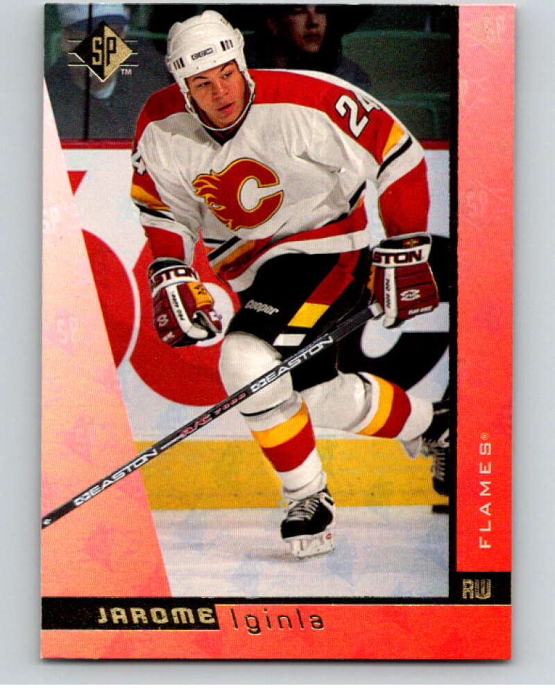 1996-97 SP Hockey #23 Jarome Iginla Calgary Flames V90962 Image 1