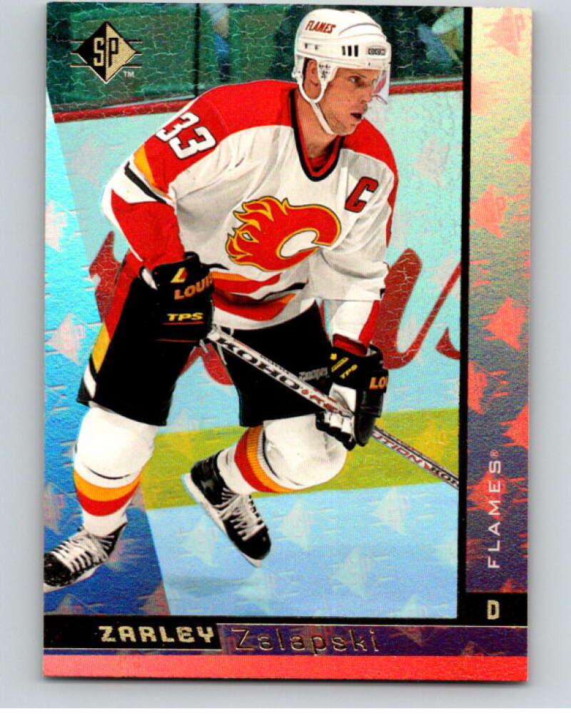 1996-97 SP Hockey #25 Zarley Zalapski Calgary Flames V90964 Image 1