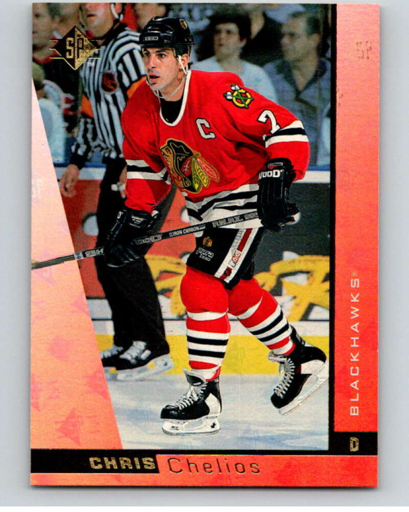 1996-97 SP Hockey #27 Chris Chelios Chicago Blackhawks V90966 Image 1