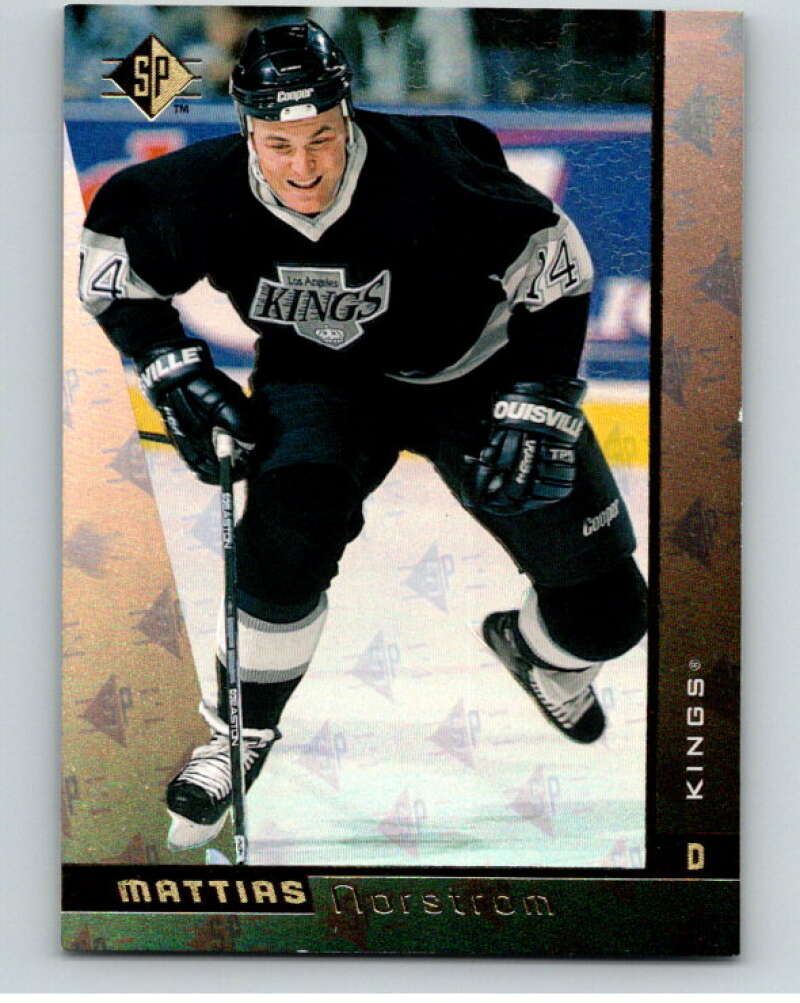 1996-97 SP Hockey #76 Mattias Norstrom Los Angeles Kings V91011 Image 1
