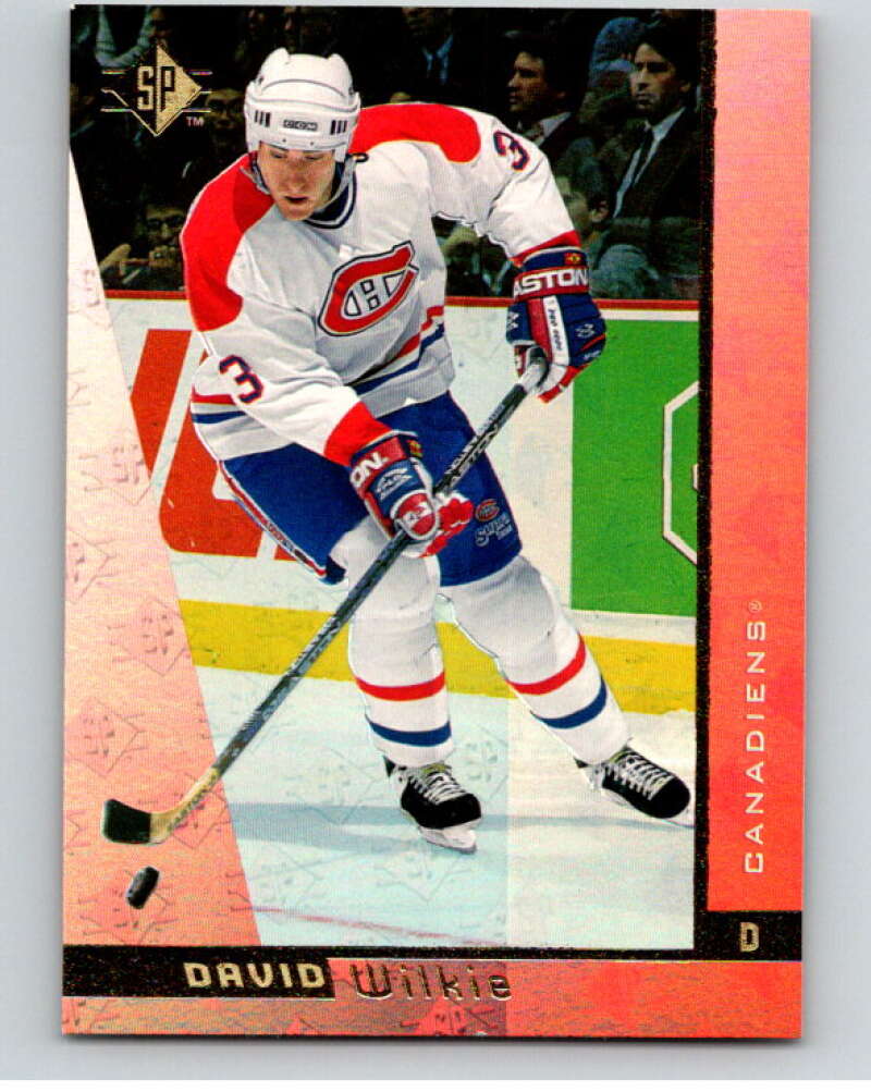 1996-97 SP Hockey #82 David Wilkie Montreal Canadiens V91017 Image 1