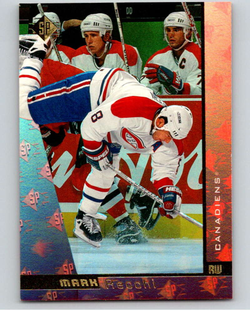 1996-97 SP Hockey #85 Mark Recchi Montreal Canadiens V91020 Image 1