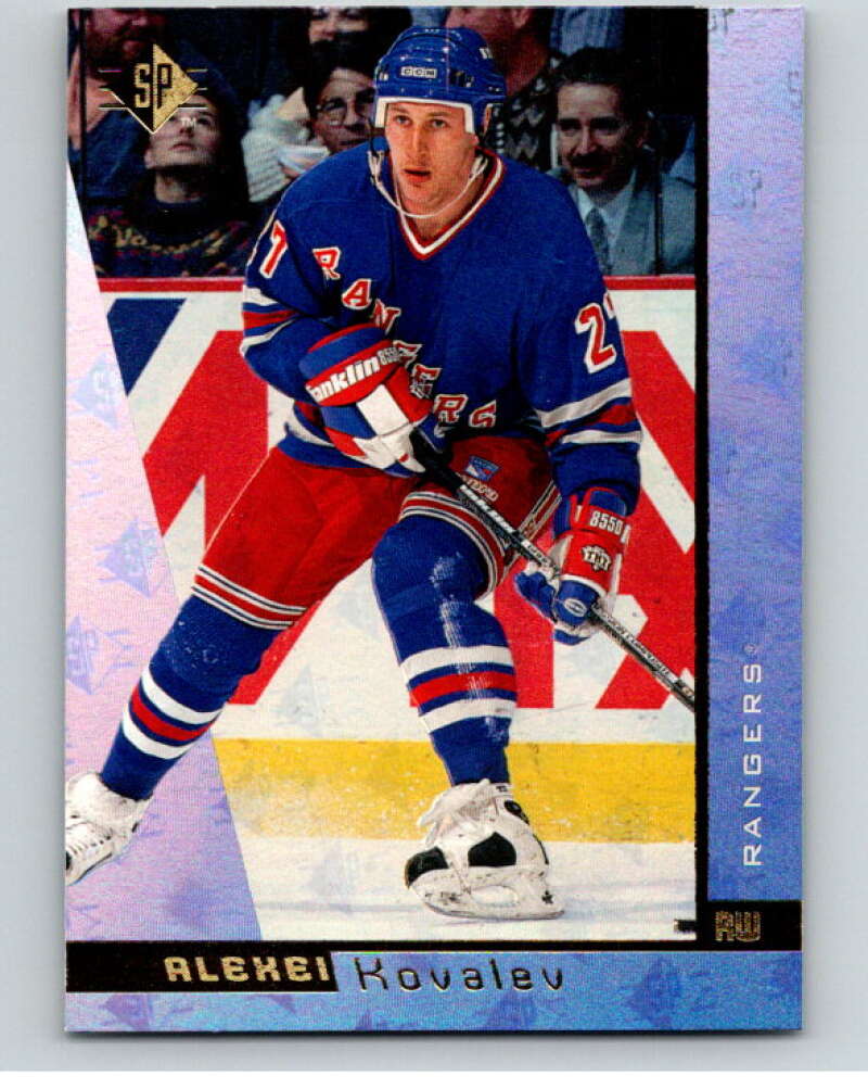 1996-97 SP Hockey #104 Alexei Kovalev New York Rangers V91037 Image 1