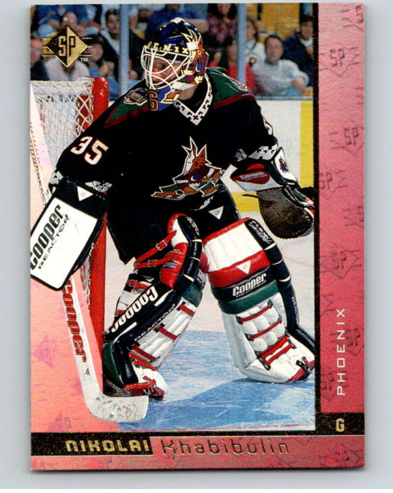 1996-97 SP Hockey #120 Nikolai Khabibulin Phoenix Coyotes V91053 Image 1