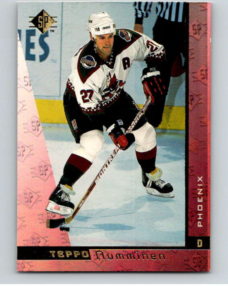 1996-97 SP Hockey #122 Teppo Numminen Phoenix Coyotes V91055 Image 1